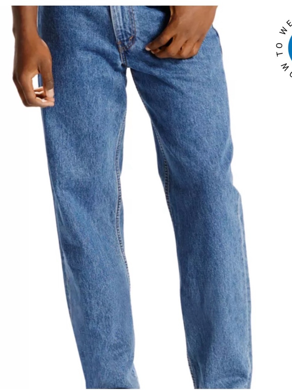 Levi's Straight Leg Men’s Jeans in Medium Blue Denim